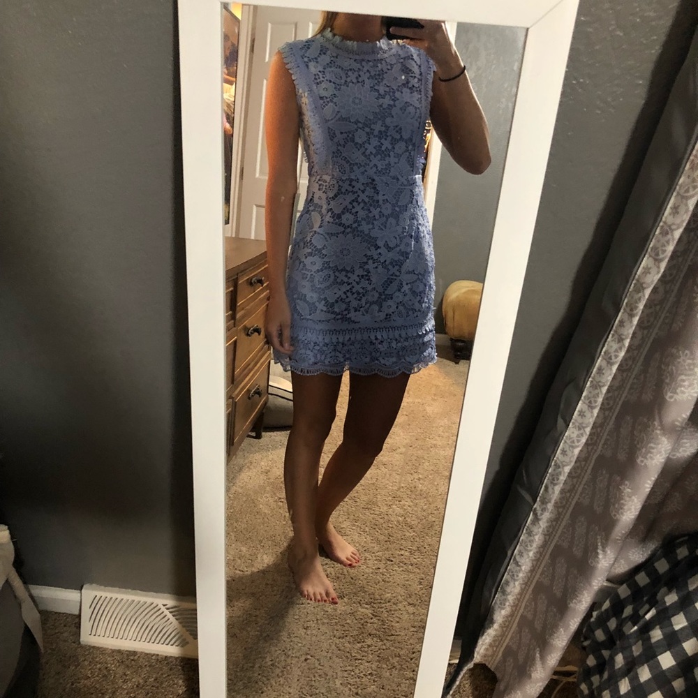 Size Small Light Blue Lace Dress